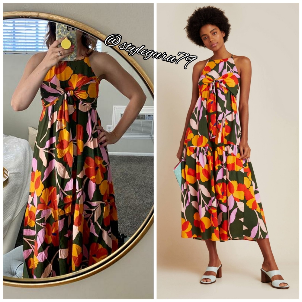 Anthropologie, Delphine Tiered Maxi Dress By Corey Lynn Calter
